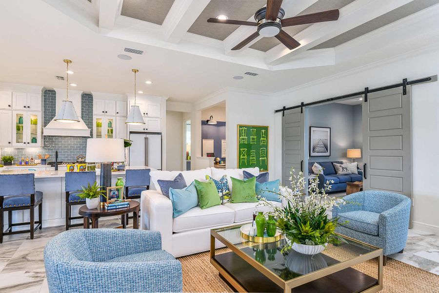 Furnished interior view inside a new home in Grand Palm, Venice (Image 6).