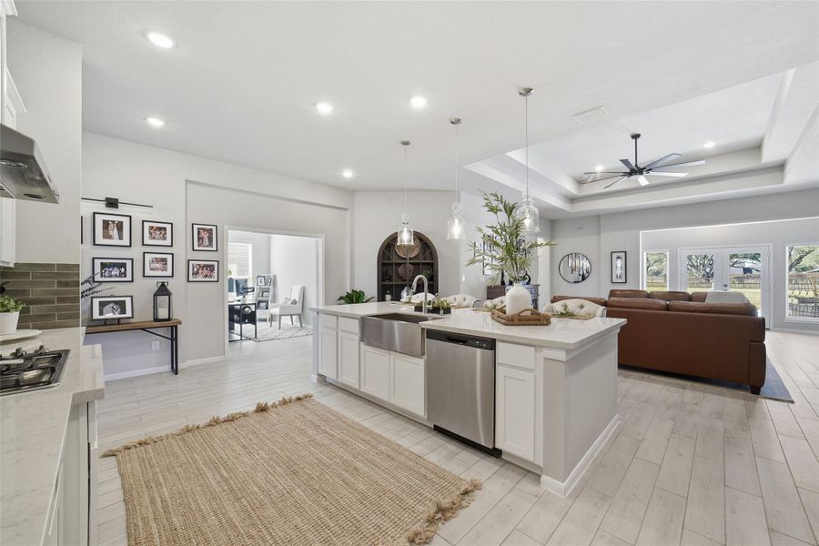 Furnished interior view inside a new home in Tejas Landing, Needville (Image 40).