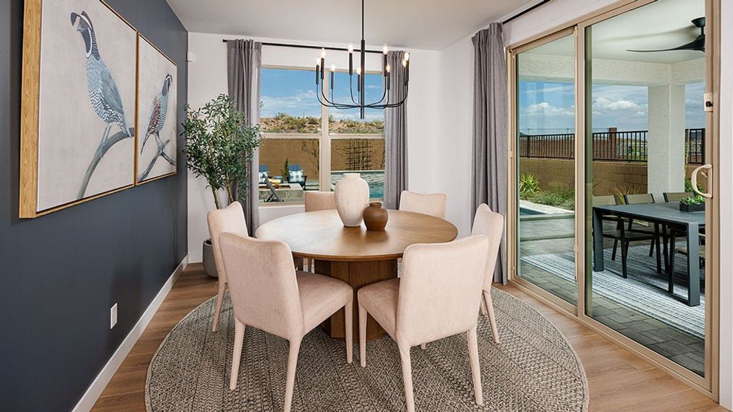 Representative furnished interior of a home built from the Victory by Taylor Morrison in Saddleback, Peoria (Image 9).