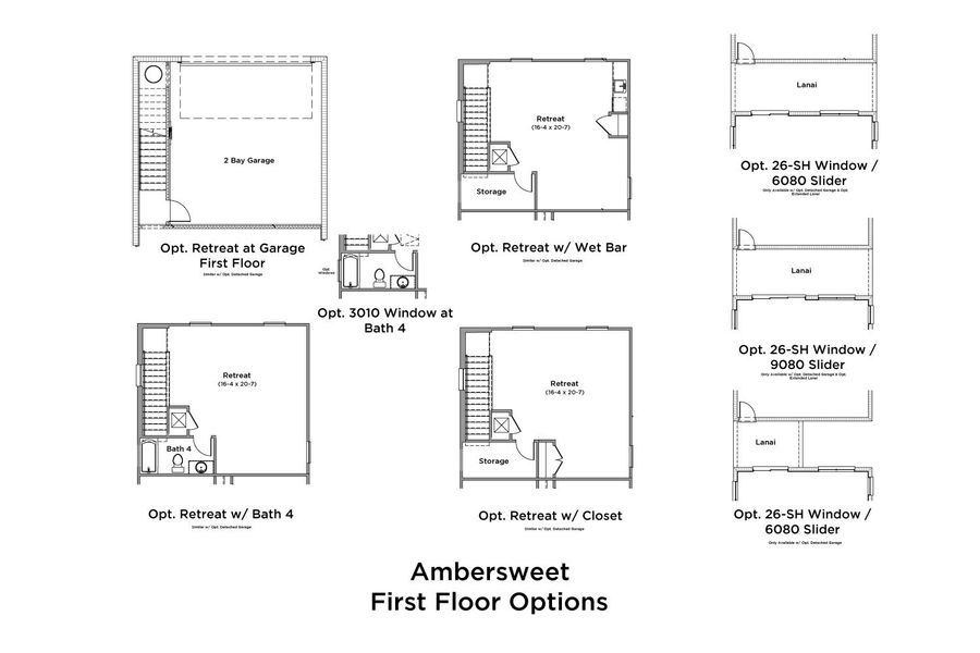 2D floor plan layout for the Ambersweet by DRB Homes in Trinity Place, St. Cloud, FL (Image 6). 2D floor plan layout for the Ambersweet by DRB Homes in Trinity Place, St. Cloud, FL (Image 6).