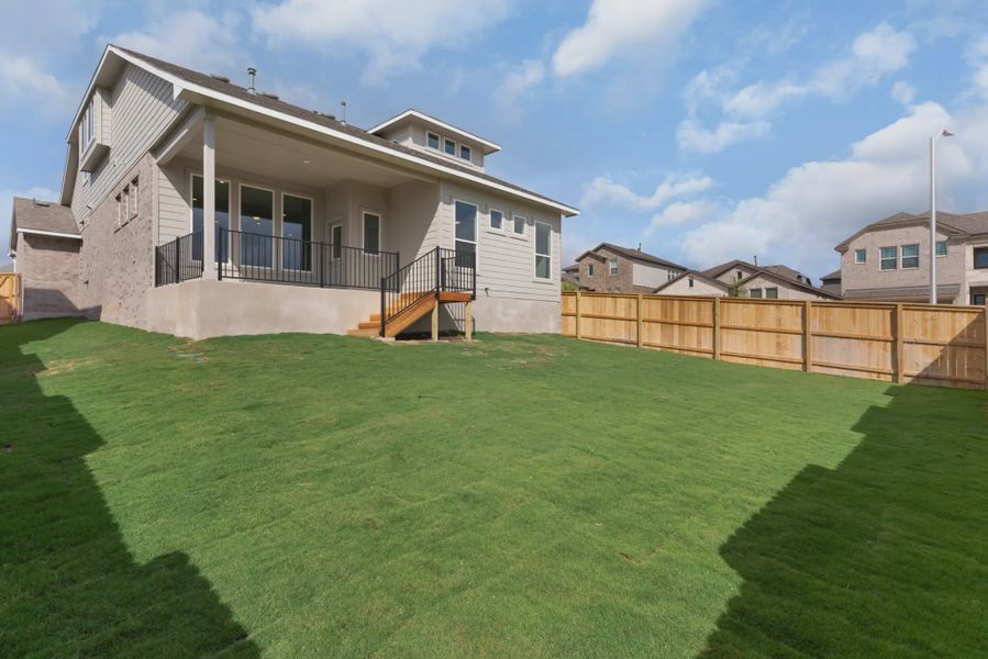 Representative exterior details of a home built from the Peyton by Chesmar Homes in Crescent Bluff, Georgetown (Image 4).
