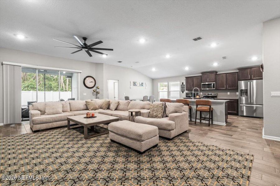 Furnished interior view inside a new home in Pecan Ridge, Jacksonville (Image 8).