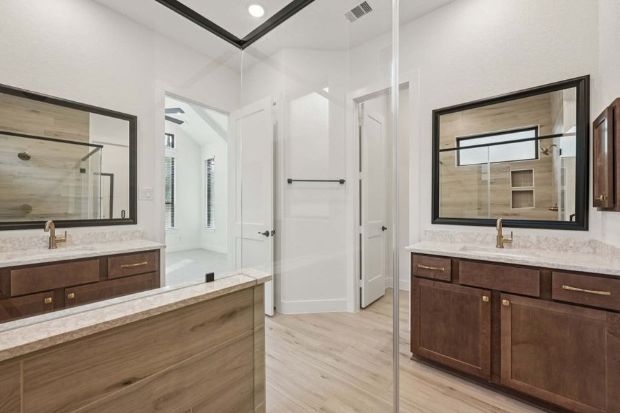 Representative furnished interior of a home built from the Summerton by Chesmar Homes in Berry Creek Highlands, Georgetown (Image 7).