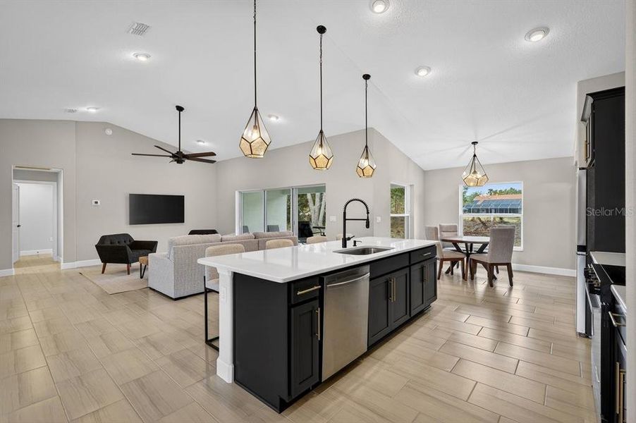 Furnished interior view inside a new home in , Palm Coast (Image 17).