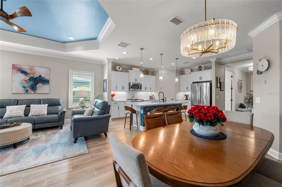 Furnished interior view inside a new home in , Sarasota (Image 10).