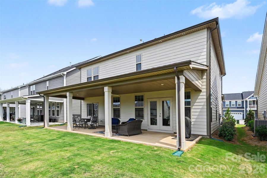 Exterior details and patio area of a home in , York (Image 27).