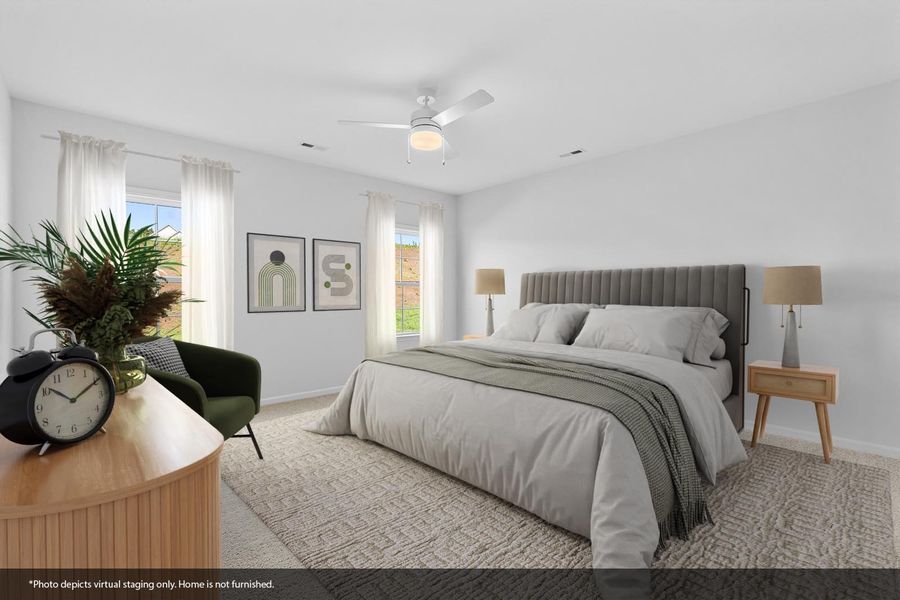 Furnished interior view inside a new home in Brooke Hill, Lewisville (Image 10). Furnished interior view inside a new home in Brooke Hill, Lewisville (Image 10).