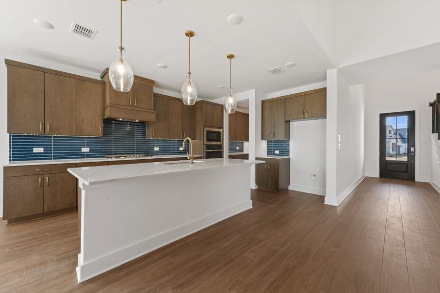 Furnished interior view inside a new home in Union Park, Little Elm (Image 13).