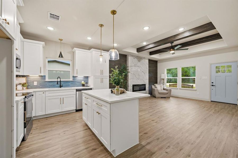 Furnished interior view inside a new home in , Granbury (Image 11).