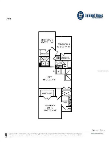 2D floor plan layout of this home in Estates at Hickory Cove - Bungalows, St. Cloud, FL (Image 2). 2D floor plan layout of this home in Estates at Hickory Cove - Bungalows, St. Cloud, FL (Image 2).