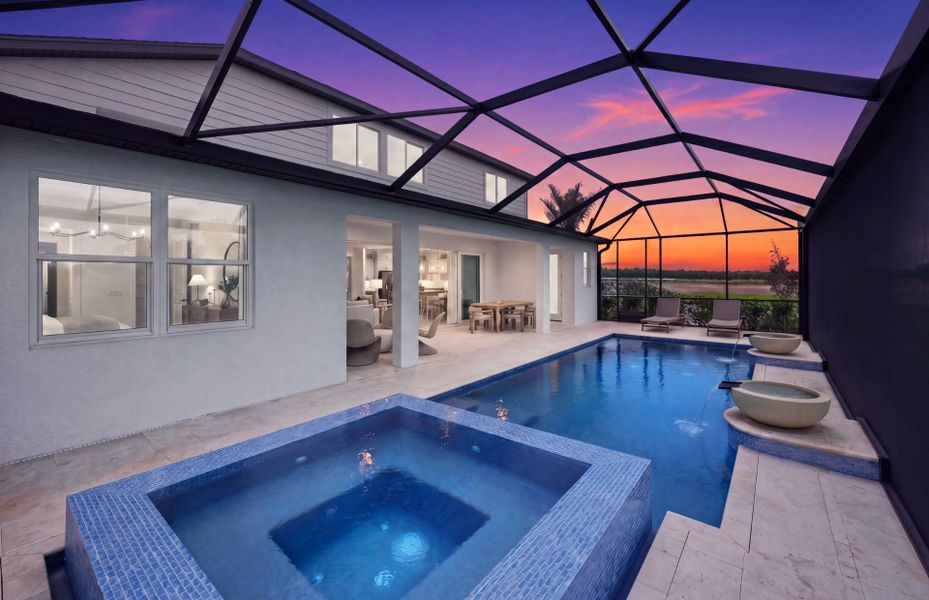 Representative exterior details of a home built from the Easley Grande by Pulte Homes in Reagan Landing, Bradenton (Image 25).