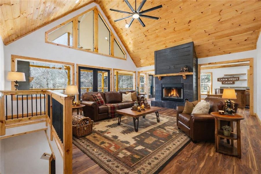 Furnished interior view inside a new home in , Ellijay (Image 11).