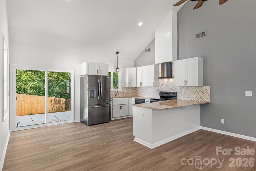 Furnished interior view inside a new home in , Cherryville (Image 17).