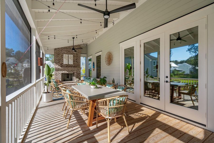 Furnished interior view inside a new home in , Mount Pleasant (Image 74).