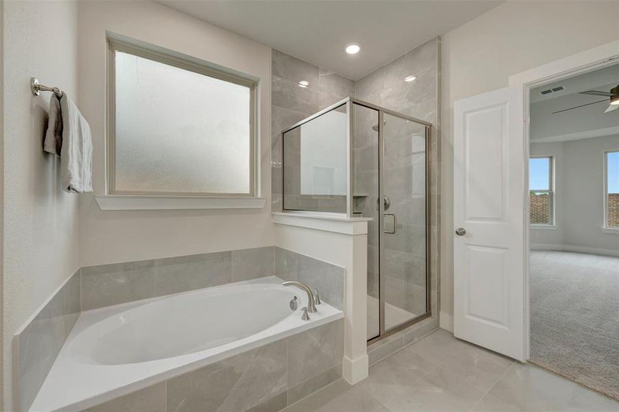 Furnished interior view inside a new home in Chaparral Park, Oak Point (Image 14).