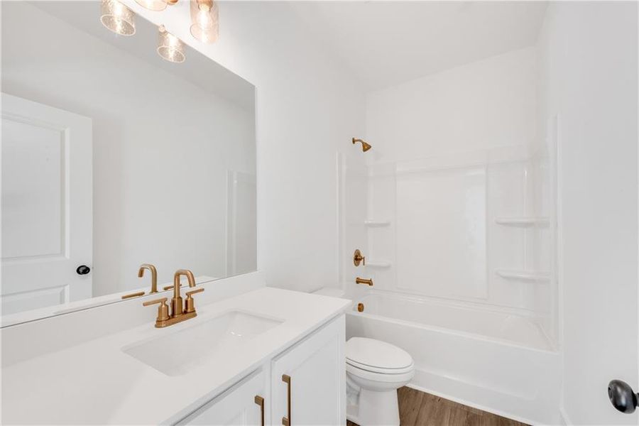 Furnished interior view inside a new home in , Suwanee (Image 12).