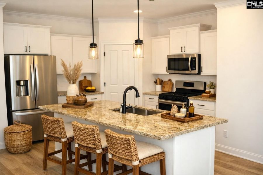 Furnished interior view inside a new home in Bickley Station, Irmo (Image 8).