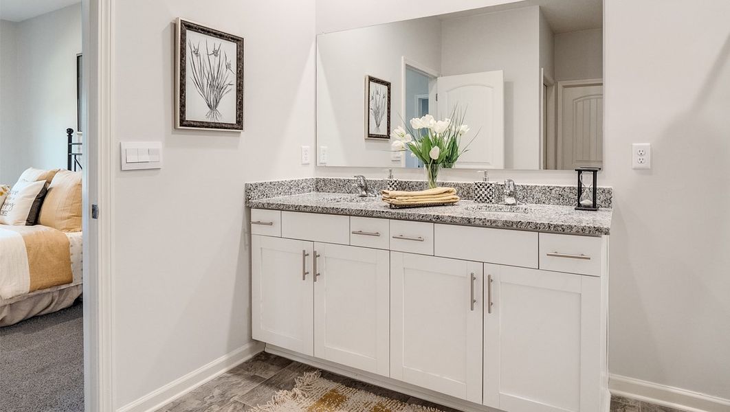 Representative furnished interior of a home built from the CAMERON by D.R. Horton in Village Park, Oakland (Image 15).