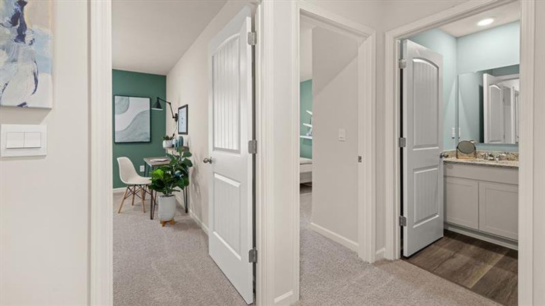 Furnished interior view inside a new home in Old Summerville Village, Rome (Image 25).