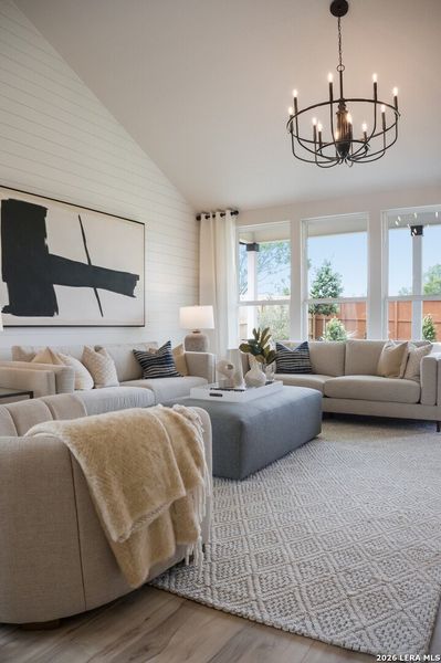 Furnished interior view inside a new home in Horizon Ridge, San Antonio (Image 16).