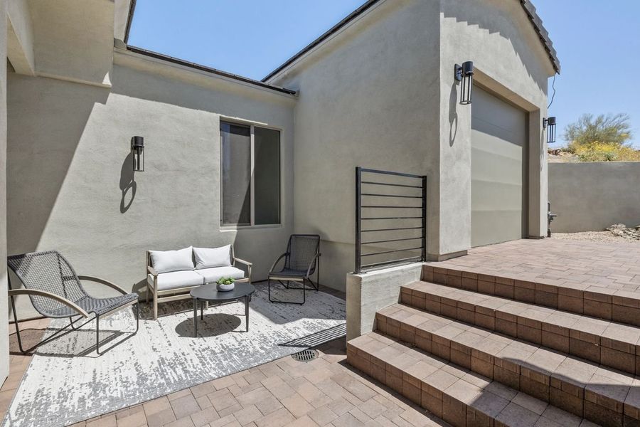 Representative exterior photo of a completed home built from the Ridgeline by KLMR Homes in Bellos at The Summit, Fountain Hills, AZ (Image 2).