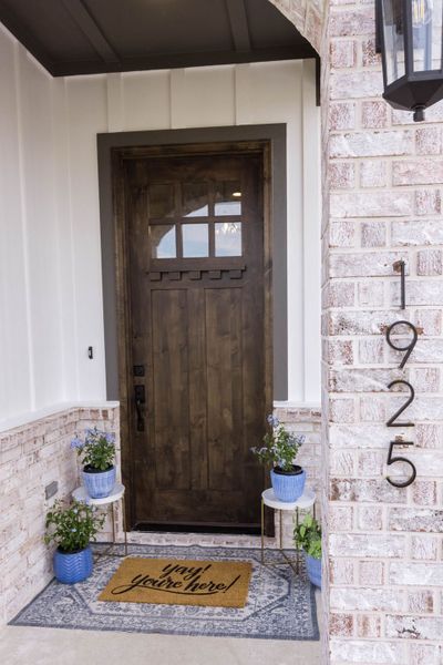 Representative exterior details of a home built from the The Lydia by Reece Homes in Harvest Meadows, Bryan (Image 33).