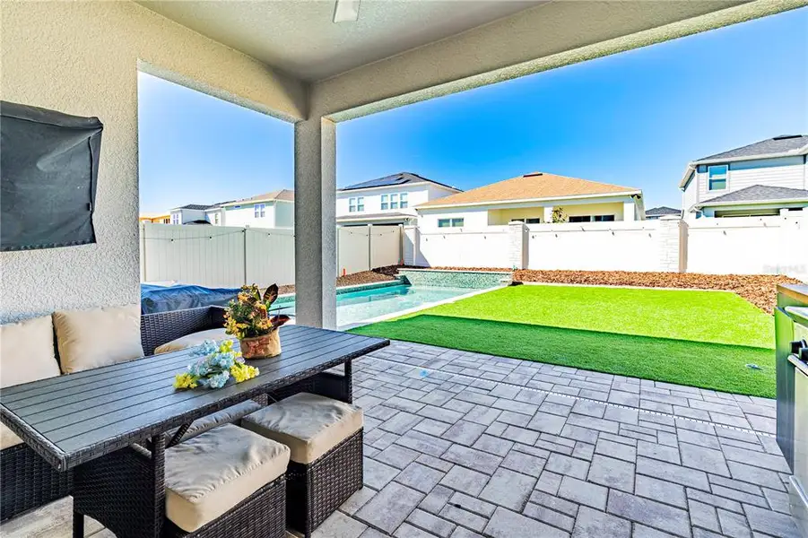 Exterior details and patio area of a home in , Orlando (Image 4). Exterior details and patio area of a home in , Orlando (Image 4).