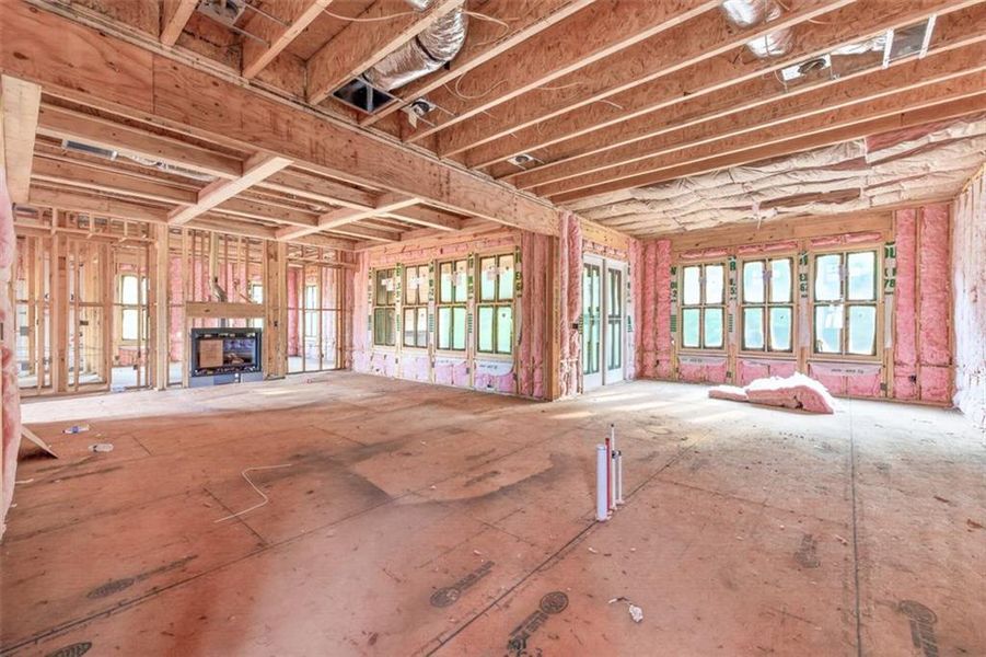 In-progress construction of a new home in , Statham, GA (Image 11).