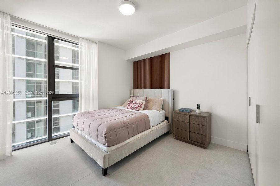 Furnished interior view inside a new home in , Miami (Image 25).