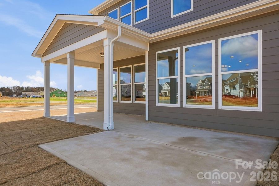 Exterior details and patio area of a home in Harmony, Harrisburg (Image 4).