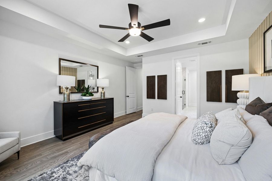 Furnished interior view inside a new home in Brookewater, Rosenberg (Image 10).