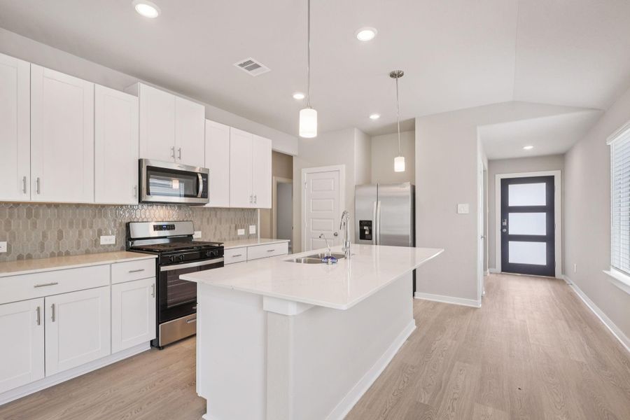 Photo is not of the actual home, but is an inspirational photo of builder’s model home and may depict options, furnishings, and/or decorator features that are not included