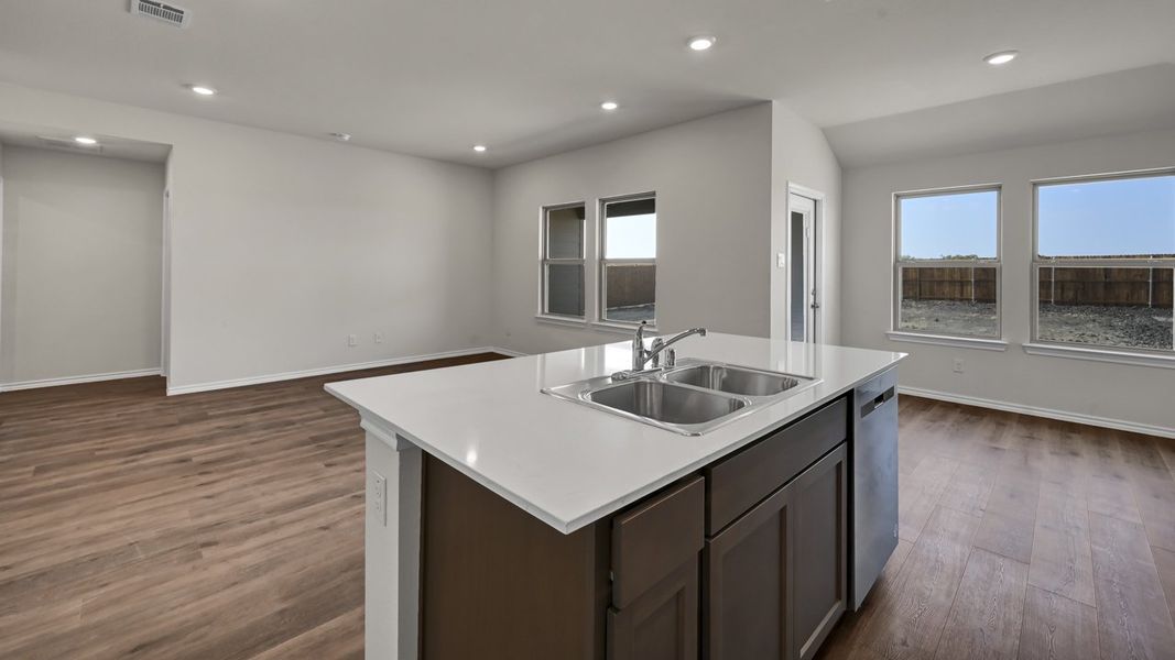 Furnished interior view inside a new home in Creeks at Burnett Trail, Canton (Image 7). Furnished interior view inside a new home in Creeks at Burnett Trail, Canton (Image 7).