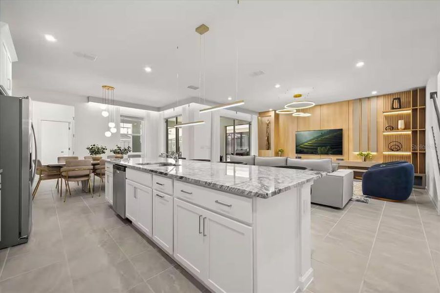 Furnished interior view inside a new home in Solara Resort, Kissimmee (Image 10).