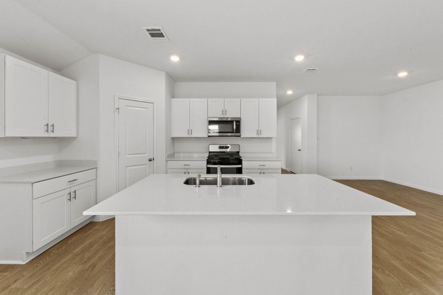 Furnished interior view inside a new home in , San Marcos (Image 6).