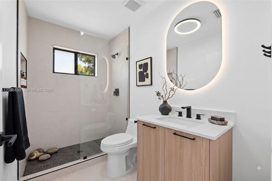 Furnished interior view inside a new home in , Miami (Image 9). Furnished interior view inside a new home in , Miami (Image 9).