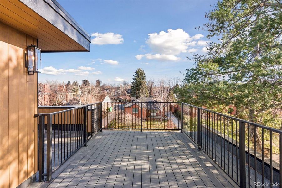 Exterior details and patio area of a home in , Denver (Image 29).