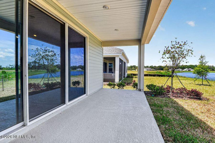 Exterior details and patio area of a home in Colbert Landings, Palm Coast (Image 17).