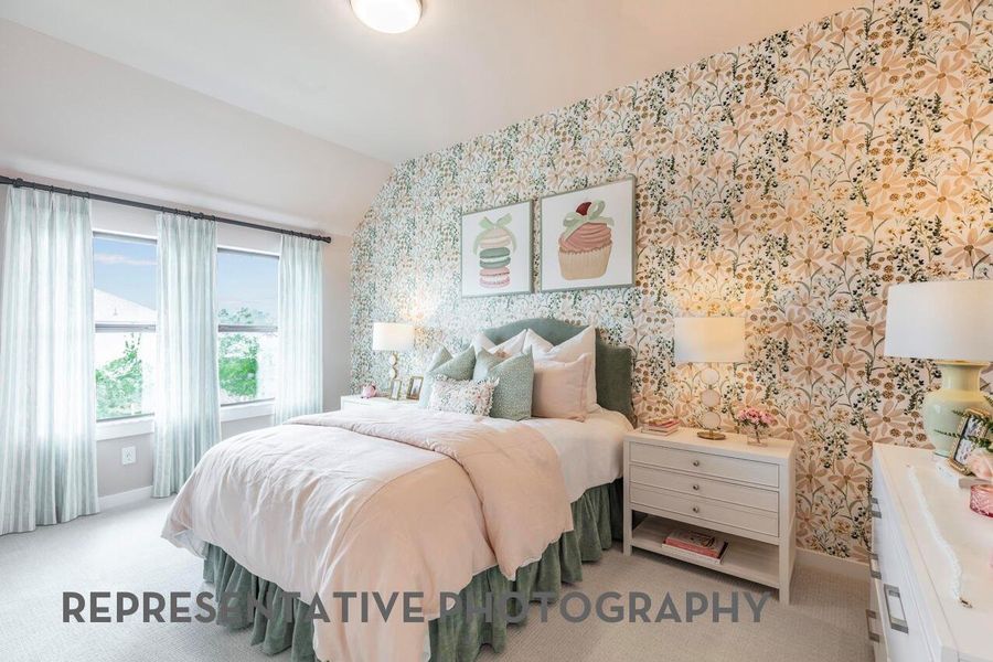 Furnished interior view inside a new home in Meridiana, Manvel (Image 12).