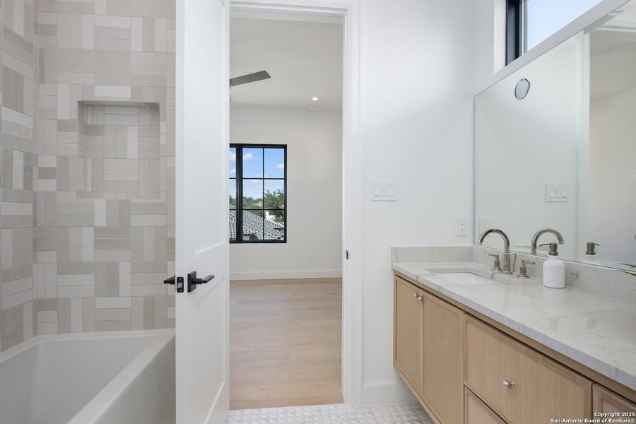 Furnished interior view inside a new home in , San Antonio (Image 14).