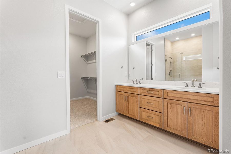 Furnished interior view inside a new home in Horizon at Solstice, Littleton (Image 11).