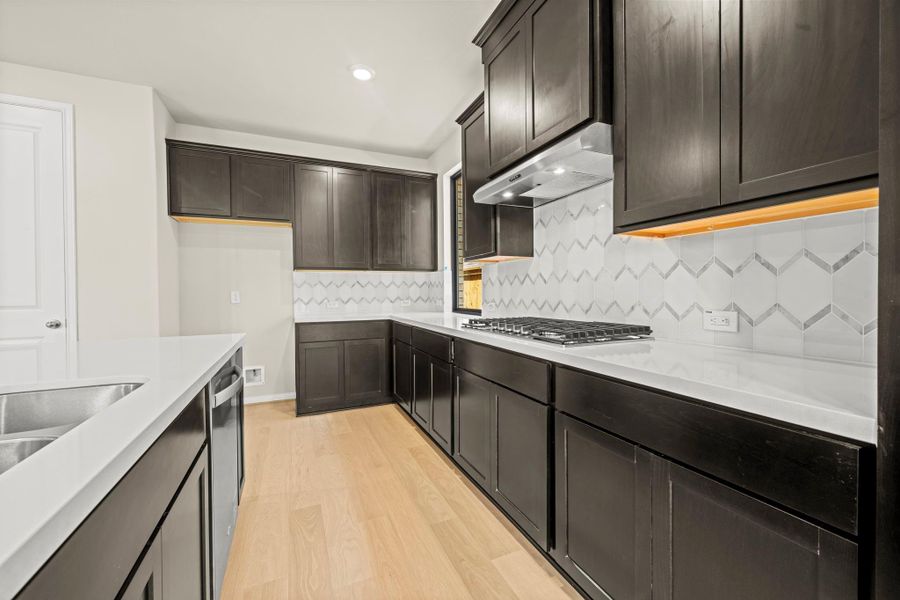 Furnished interior view inside a new home in The Highlands, Porter (Image 12).