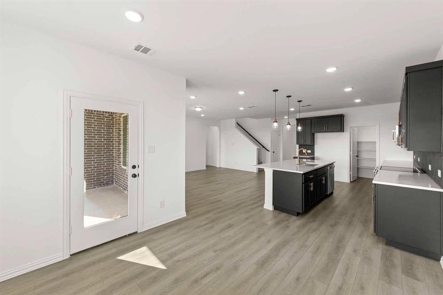 Furnished interior view inside a new home in Monticello Park, Princeton (Image 7).