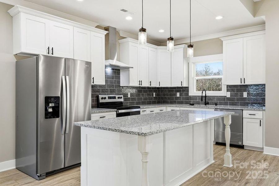 Furnished interior view inside a new home in , Hendersonville (Image 14).