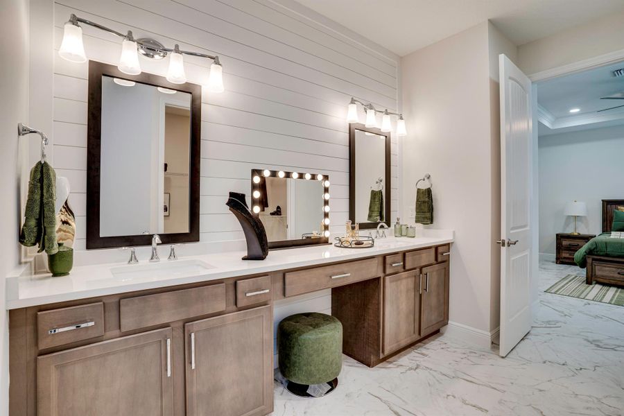 Furnished interior view inside a new home in , Port St. Lucie (Image 30).