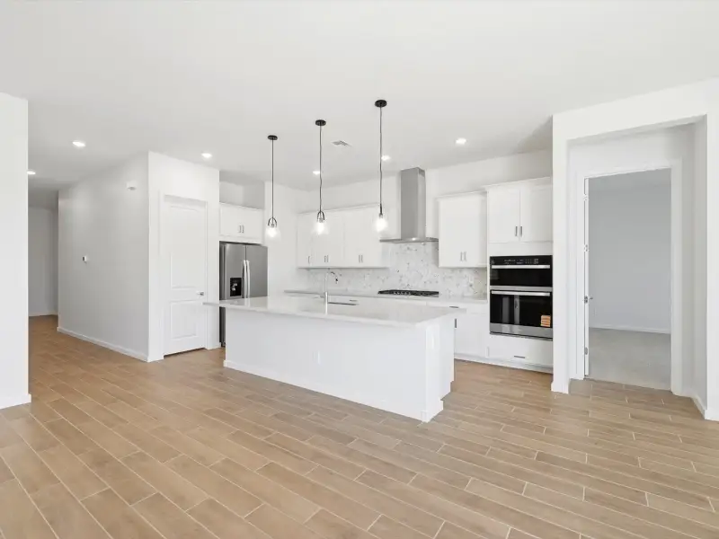 Furnished interior view inside a new home in Abel Ranch Signature Series, Goodyear (Image 4).