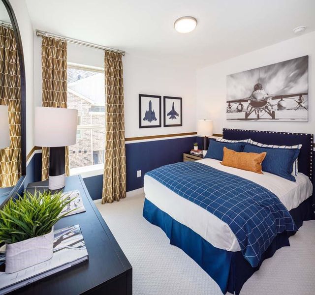 Furnished interior view inside a new home in Woodforest Townhomes, Montgomery (Image 33).