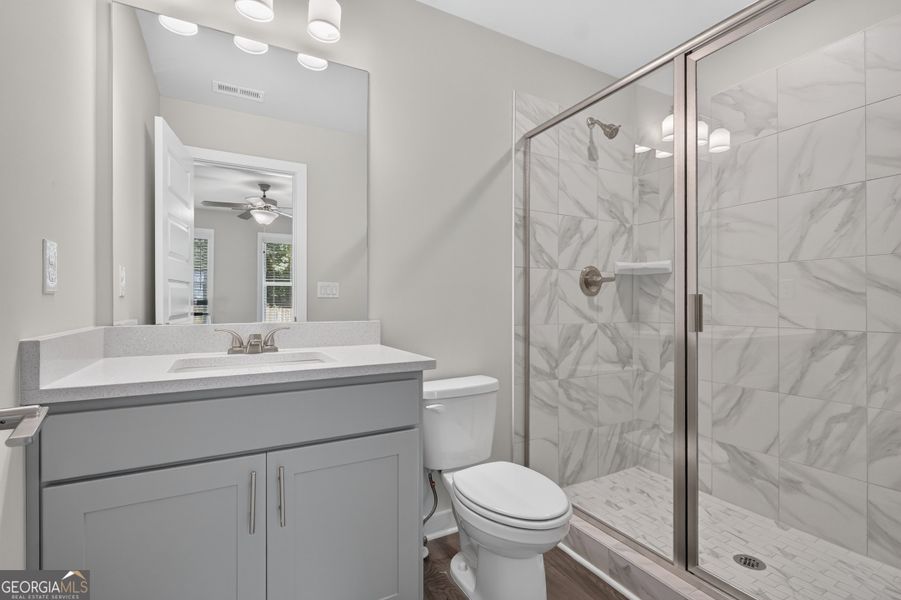 Furnished interior view inside a new home in The Cottages at East Lanier, Fayetteville (Image 5).