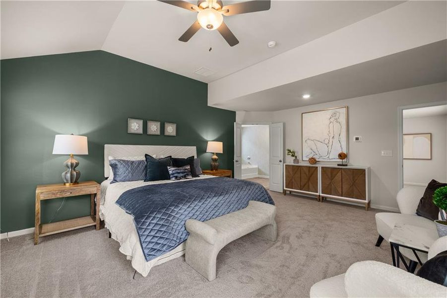 Furnished interior view inside a new home in The Retreat at Walden Park, Jonesboro (Image 4).