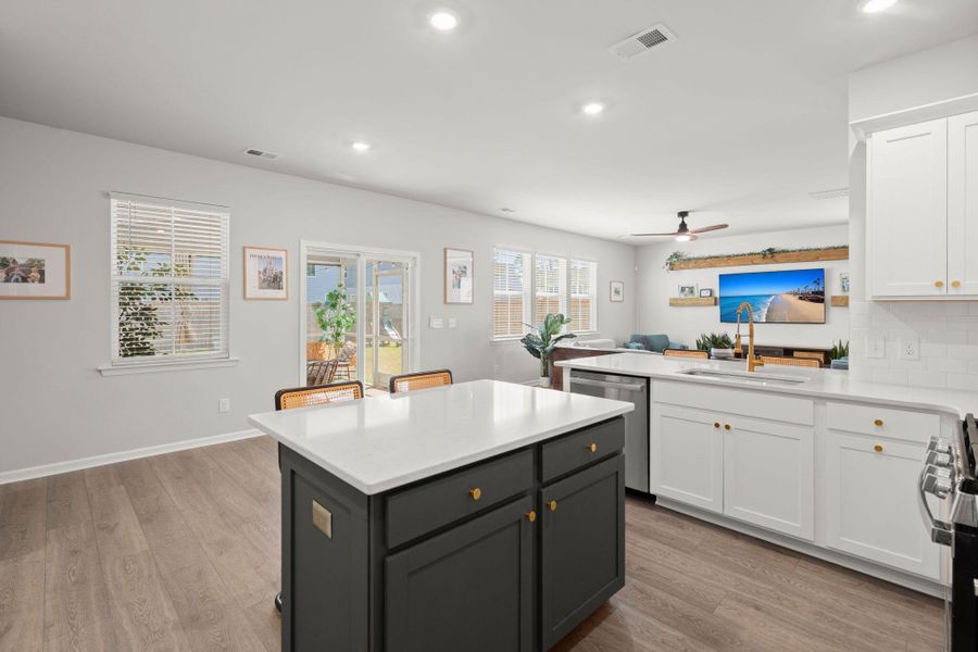 Furnished interior view inside a new home in Lindera Preserve at Cane Bay Plantation, Summerville (Image 17).